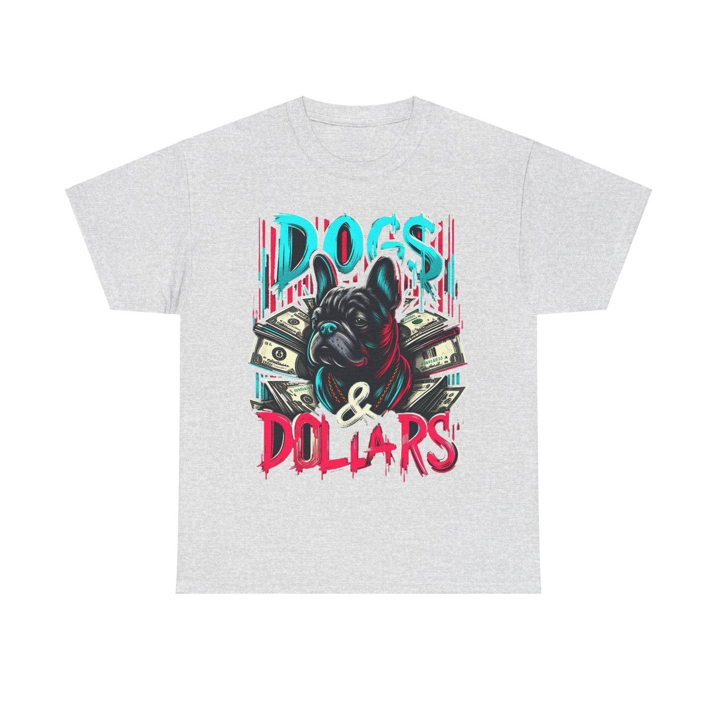 DOGS AND DOLLARS Unisex Heavy Cotton Tee