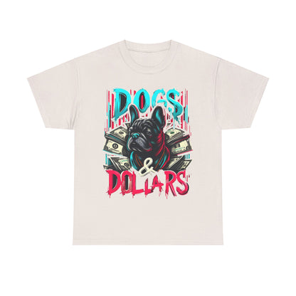 DOGS AND DOLLARS Unisex Heavy Cotton Tee