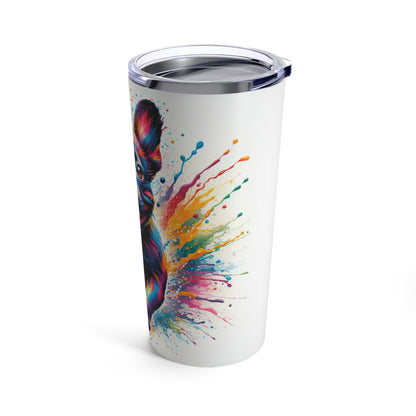 colorful frenchie Tumbler 20oz