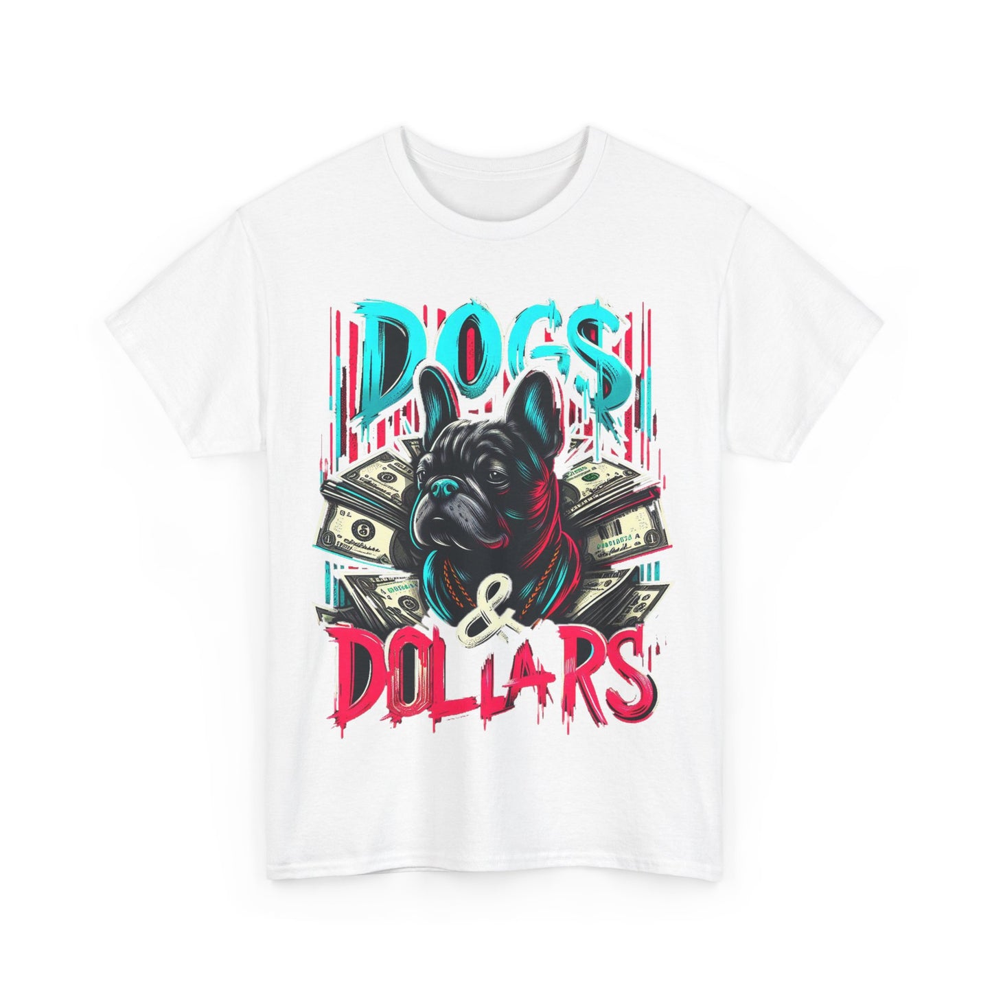 DOGS AND DOLLARS Unisex Heavy Cotton Tee