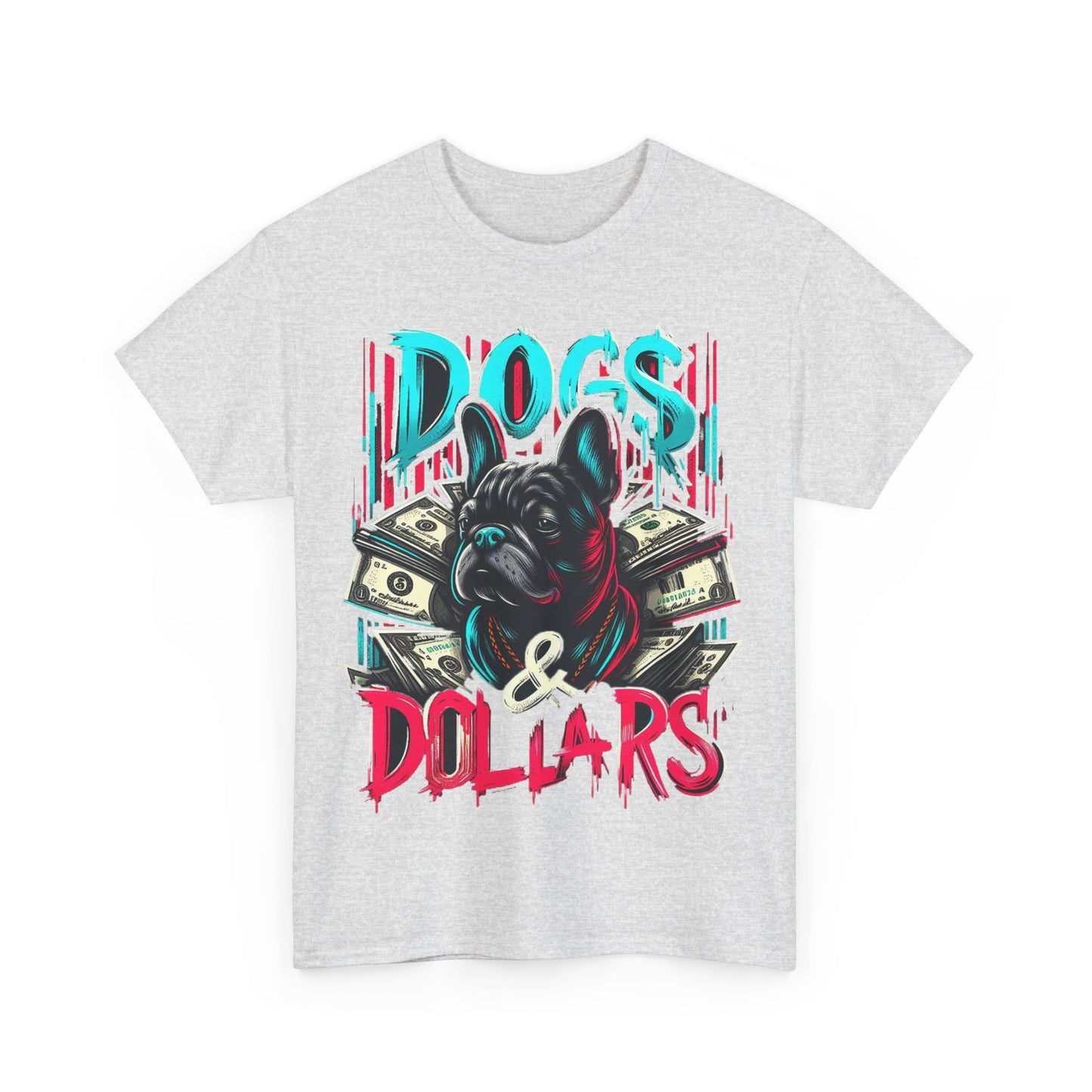 DOGS AND DOLLARS Unisex Heavy Cotton Tee