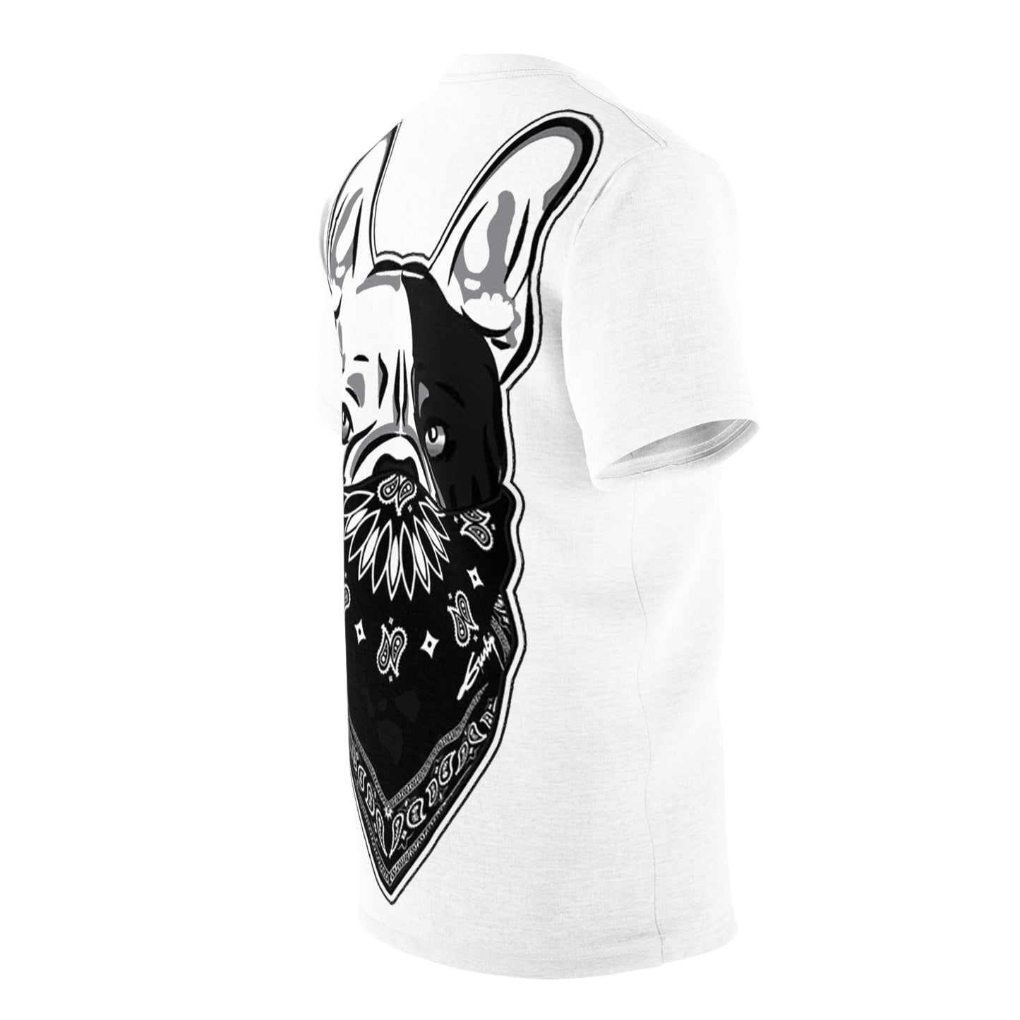 Outlaw frenchie Unisex Cut & Sew Tee (AOP)