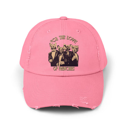 FOR THE LOVE Unisex Distressed Cap