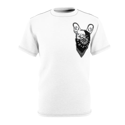 Outlaw frenchie Unisex Cut & Sew Tee (AOP)