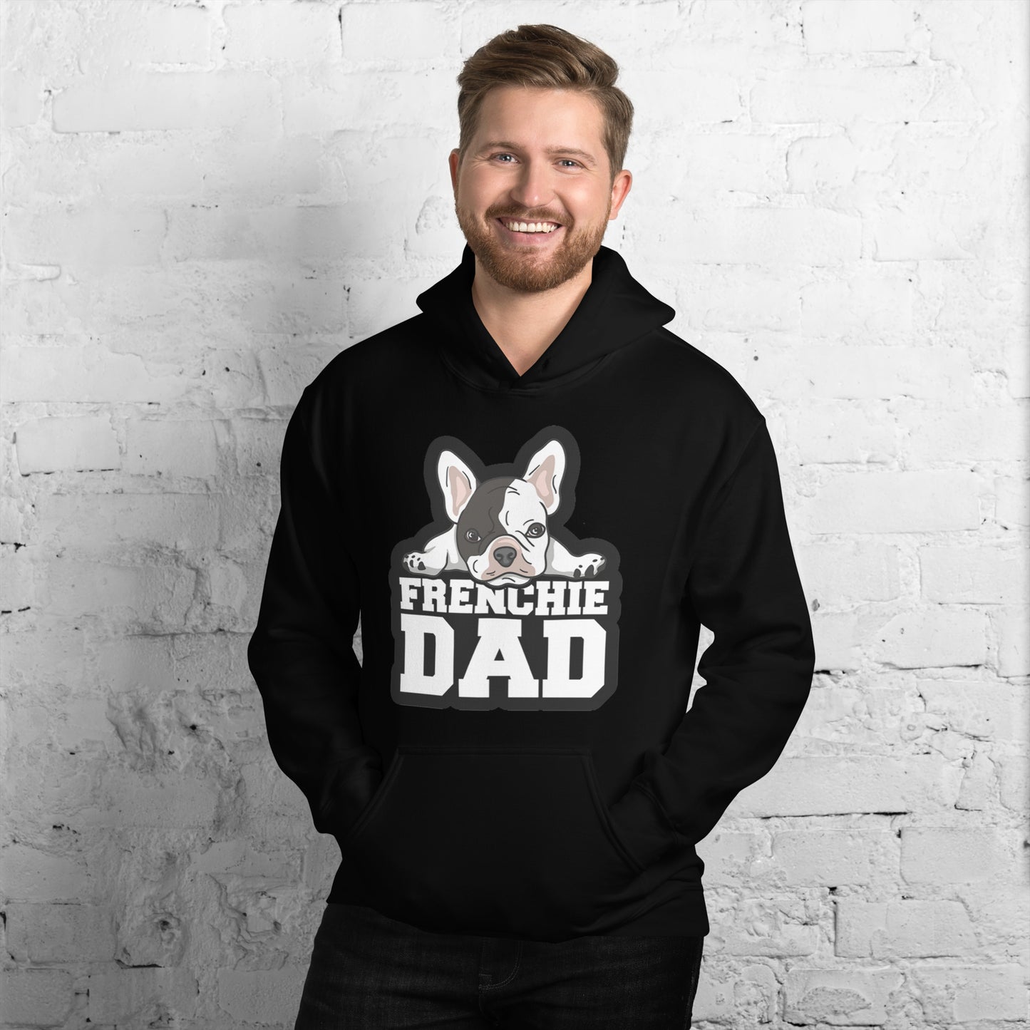 frenchie dad hoodie