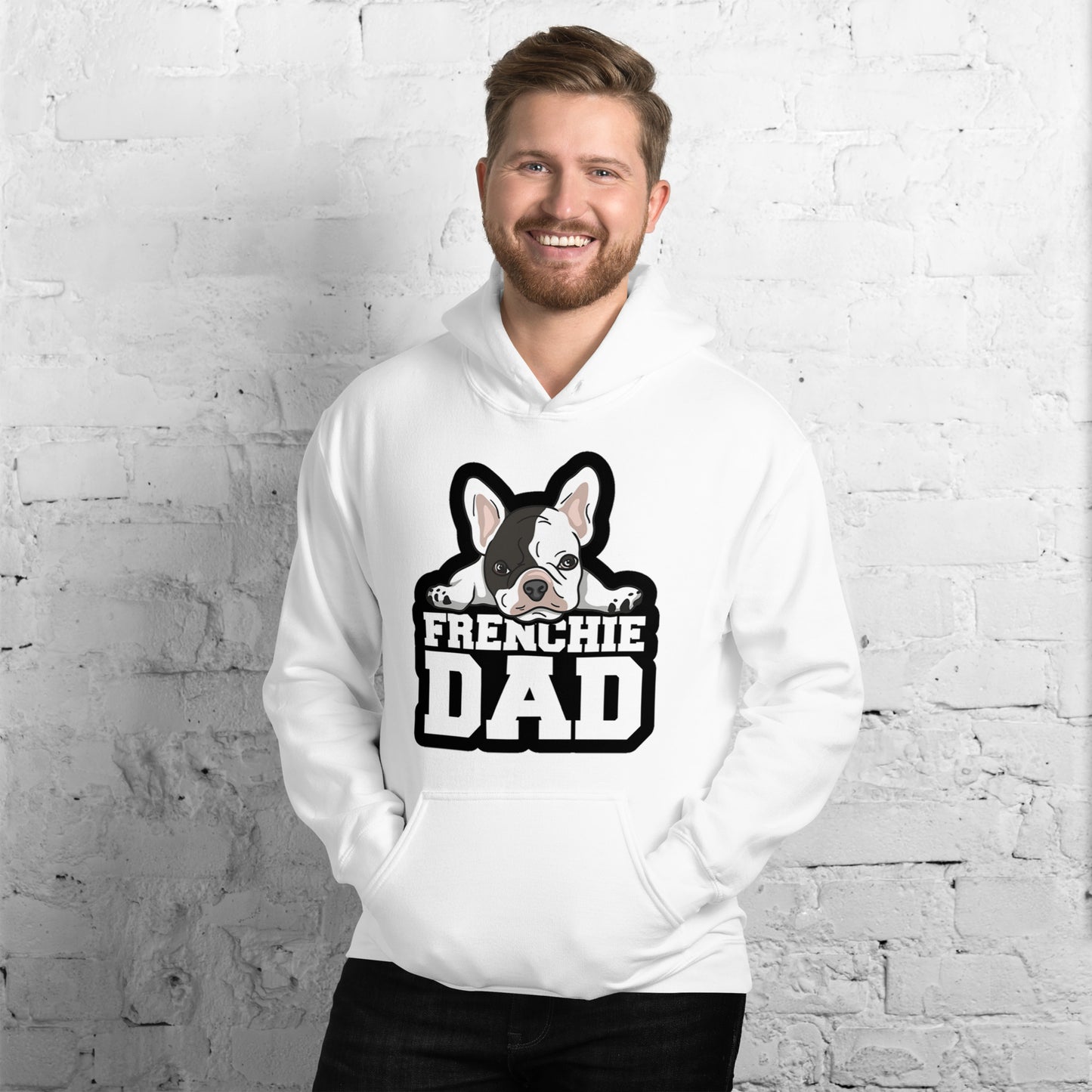 frenchie dad hoodie